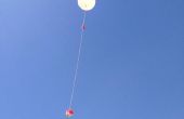 Weerballon te sturen naar de ruimte met een Camera