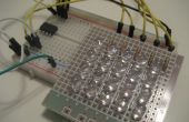 Creëren van een charlieplexed LED raster uit te voeren op ATTiny85