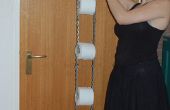 Sneeuw-keten toiletpapier hanger