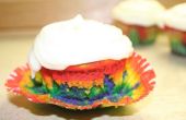 Citroen regenboog cupcakes! 