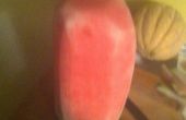Huid van een watermeloen