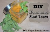 DIY natuurlijke zelfgemaakte Mint toner voor gezonde & mooie huid