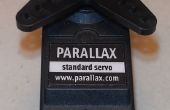 Omkeerbare No-solderen wijziging van Parallax standaard Servo naar continue rotatie