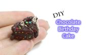Tutorial: Chocolade verjaardagstaart van Confetti - polymeerklei
