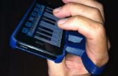Vrije hand muziek greep houder voor iPhone 5/5s (3D printen)