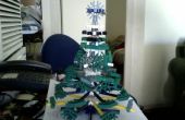 Mini K'nex kerstboom (tabel centerpiece)