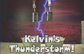 Kelvin van onweer - bliksem maken van water en zwaartekracht! 