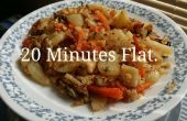 20 min Sweet-Hot Chicken aardappelen en wortelen