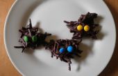 Krokante chocolade spinnen