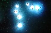 Kosmische licht met LEDs ingesloten in hars