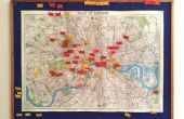 Kies uw avontuur | Londen kaart & vlag Set