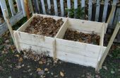 Twin compost bin