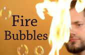 Branden van zeepbellen