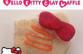 Polymeer klei Hello Kitty wafel