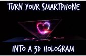 Zet uw Smartphone in een 3D Hologram