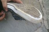 Noodgevallen schoen reparatie met Sugru