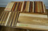 Snijplanken met cutoffs en schroot hout maken