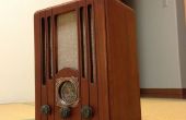 Bluetooth buis radio project - opus2 - Japanse pre-oorlog-era's radio Tombstone vorm
