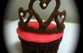 Chocolade Tiara Cupcake Toppers