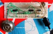 Uitvoeren van HDD spindelmotor met behulp van IC 555 + 4017 + L293D