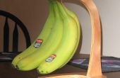 Houten banaan staan