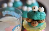Dubbele Cookie Cookie Monster koekjes! 