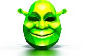 DIY 3D Shrek papier masker