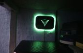 DIY Glowing LED Wi-Fi-aanduiding