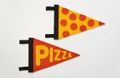 DIY: Typografische Pizza wimpels