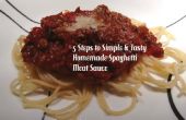 5 stappen naar eenvoudige en lekkere, zelfgemaakte Spaghetti vlees saus