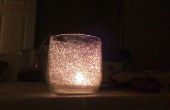 Candle Jar DIY glitter
