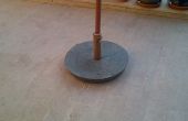 DIY paraplubak (gewapend beton base)
