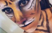 Verzoek: Tiger make-up transformatie