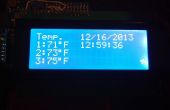 Arduino tijd & Temp Display Shield