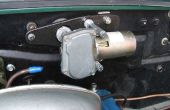 Klassieke auto voorruit wisser vacuüm motor vervanging