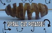 Spiraal gesneden aardappelen