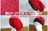 Wave Stitch Slouch hoed – gratis gehaakt patroon