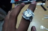 Aluminium gem ring