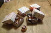 Candy Box gemaakt van Souvenir kaarten