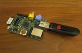 Montage van een USB Thumb Drive met de Raspberry Pi