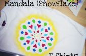 Freezer papier Mandala (sneeuwvlokje) T-shirts