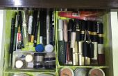 Make-up organisator (gerecycleerde materialen)