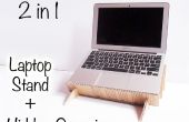 Laptop Stand met verborgen organisator