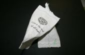 Bloeiende gerecycleerd papier geschenk zakken