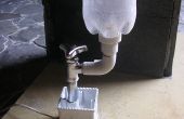 Water pijpleiding dan postit tafellamp