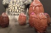 Alien facehugger chocolade eieren. 