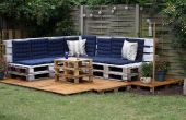 Lage Budget Pallet Outdoor Lounge