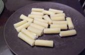 Hoe maak je kaas verpakt rigatoni. 