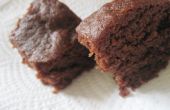 Magnetron Gluten-zuivel-ei vrije Brownies gebakken