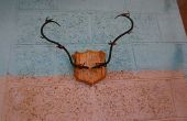 Antler candle stand